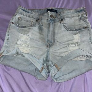 Aéropostale high rise midi Jean shorts